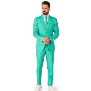 OppoSuits Teal Suit for Men. Size 36
